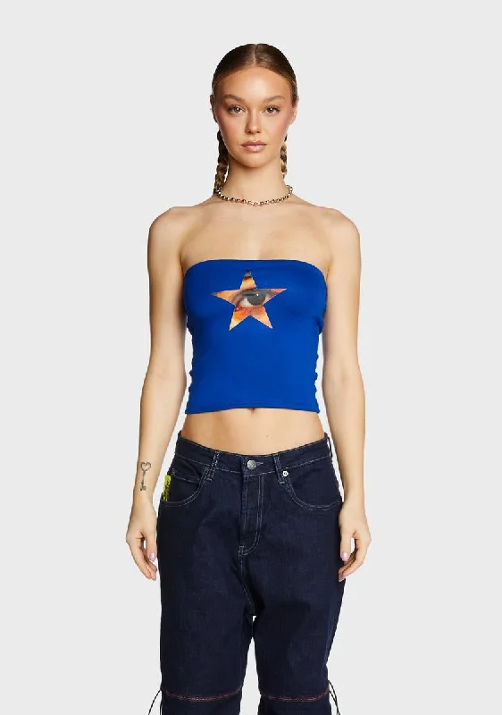 Unleash Your Fashion Flash Sale Clothing Starry Eye Tube Top