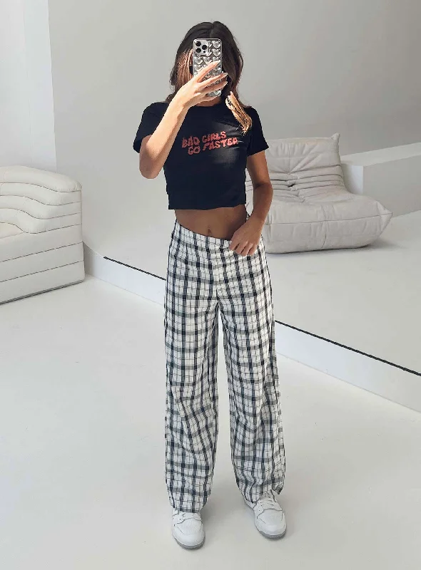 Best Online Boutiques For Women Euros Pants Black/White