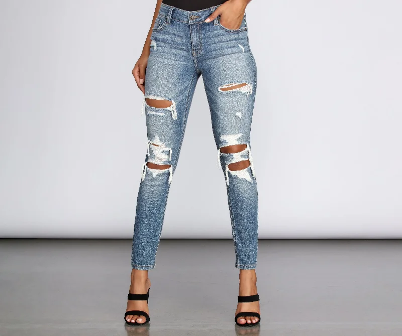 End of Season Sale Josie Mid Rise Skinny Jeans