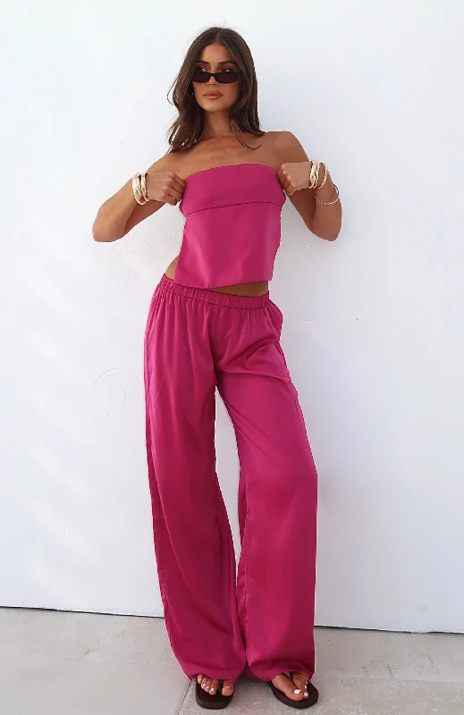 Elegant Attire For The Modern Lady More To Come Pants Magenta