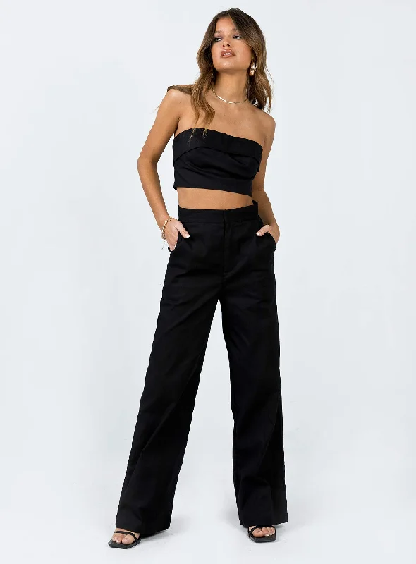 Online Boutiques Affordable Aiden Set Black