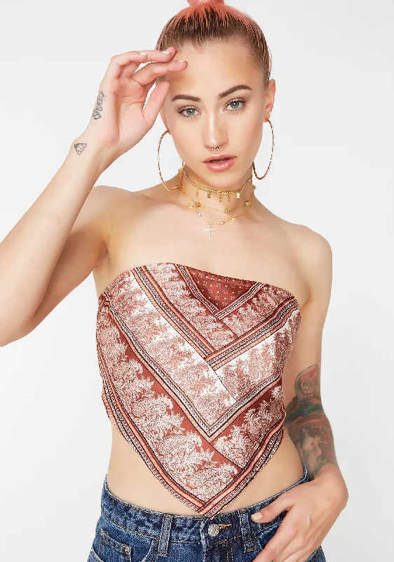 Fashion Forward Exclusive Sale Mojave Natural High Bandana Top