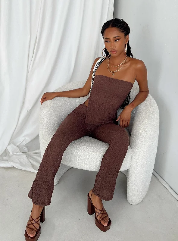 Clothing Brands Carlie Set Brown