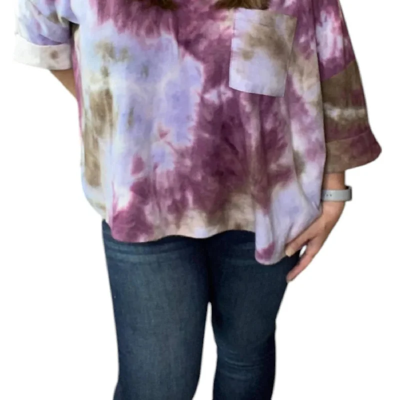 Special Offers New Arrival Discounts Boxy Top In Purple