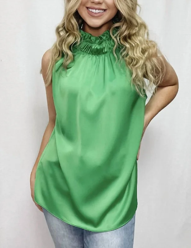 Massive Savings Outfits Ideas Mock Neck In Green