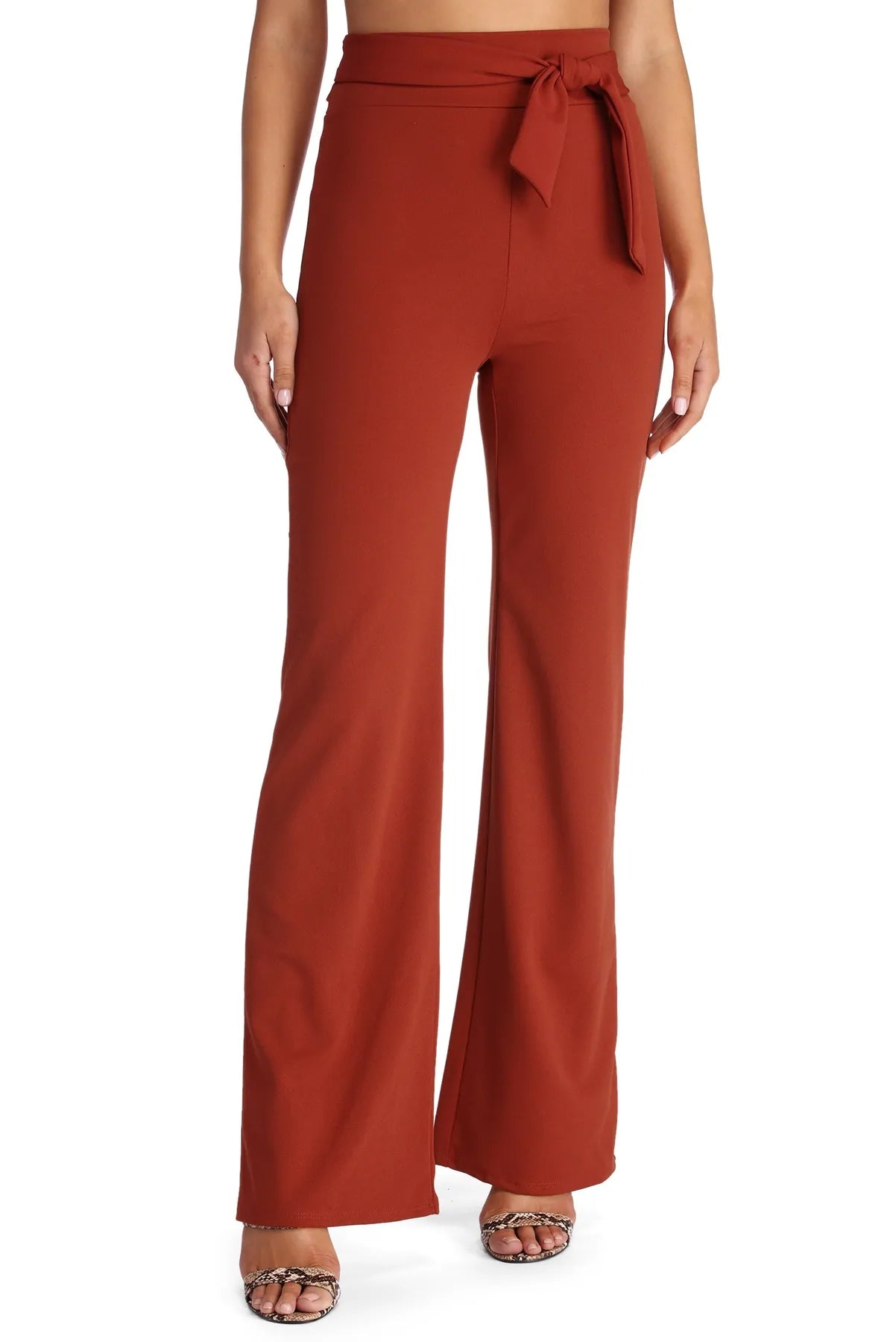 Seasonal Sale Sealed With Style Tie Waist Pants