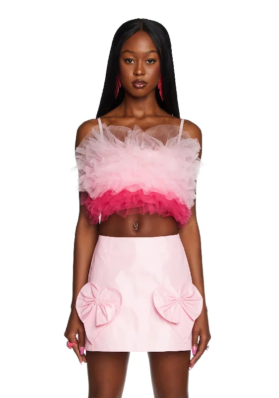 Fashionista Favorites Comfort Meets Fashion Jam N' Glam Tulle Top