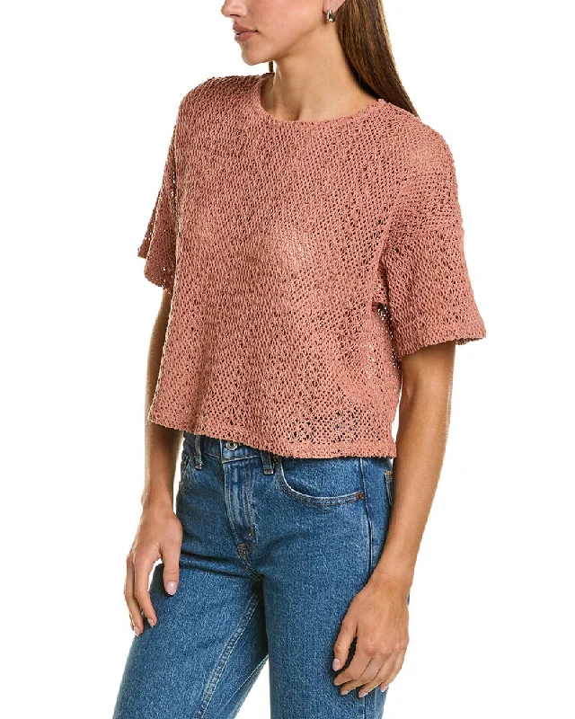 Huge Discounts This Week Athleisure Wear Special Offer Splendid Finley Crochet Top