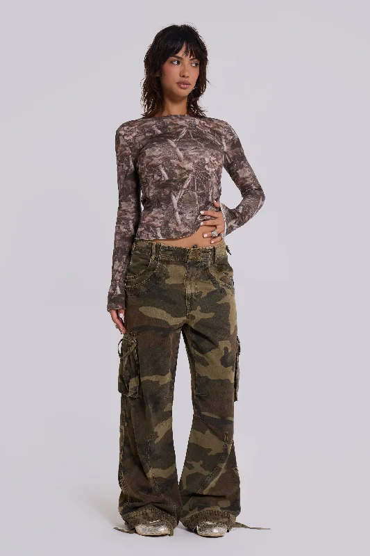 Casual Chic Trooper Camo Cargo Pant