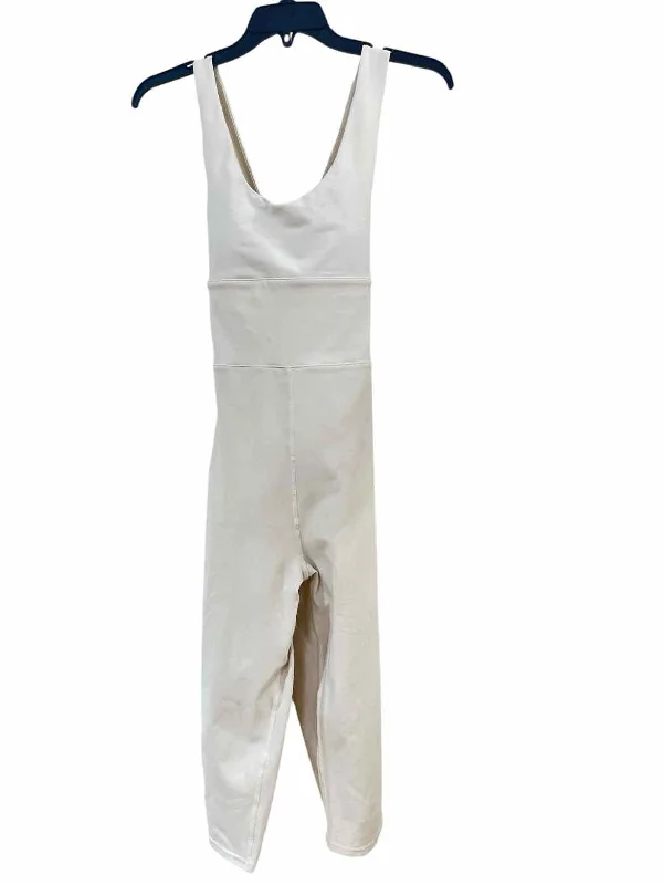 Chic Styles Alo Cream Size S Jumpsuit