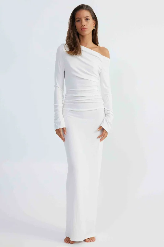 Shop Ladies Clothes SNDYS Reya Maxi Dress White