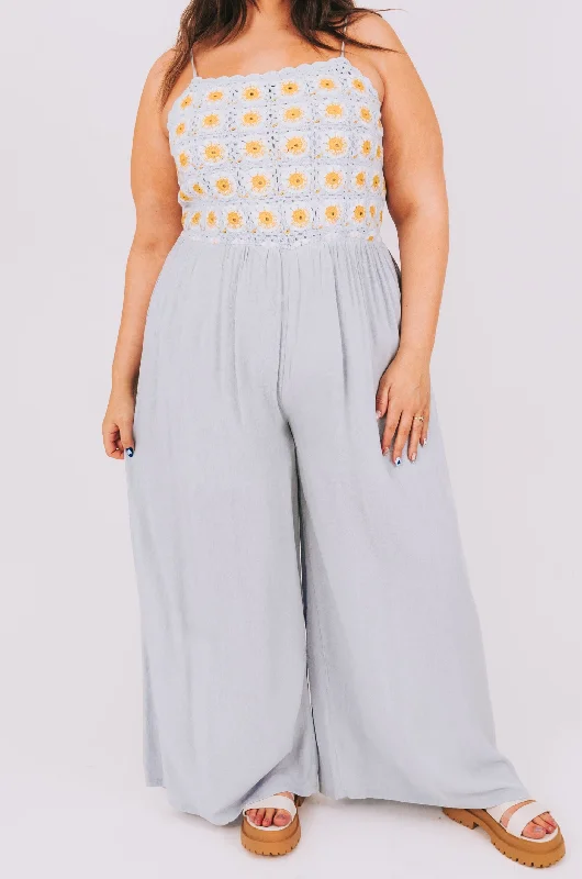 Clothing Sales PLUS SIZE - Blue Skies Ahead Jumpsuit