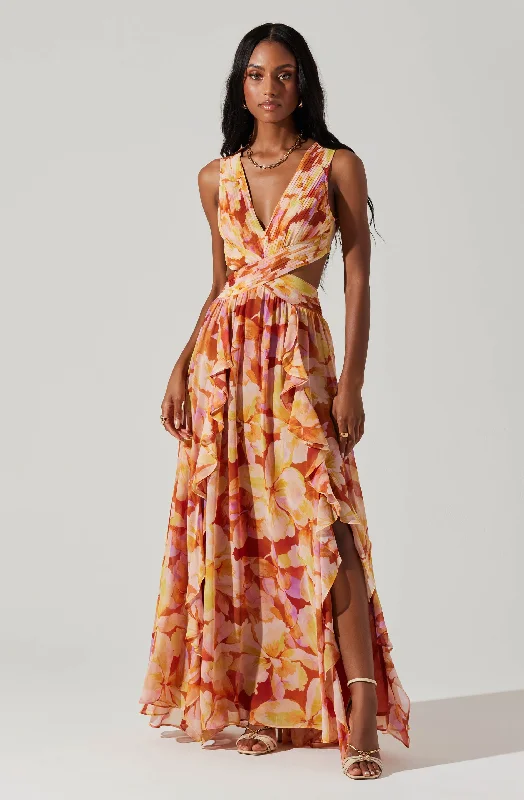 Outfits Ideas Noya Floral Maxi Dress