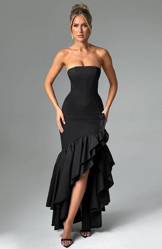 Big Sale Event Angelina Maxi Dress - Black