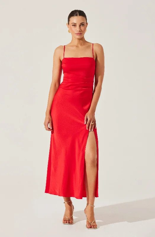 Limited Time Offer Satin Maxi Dress