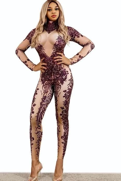 Flash Sales I Got It Covered Embellished Bodysuit