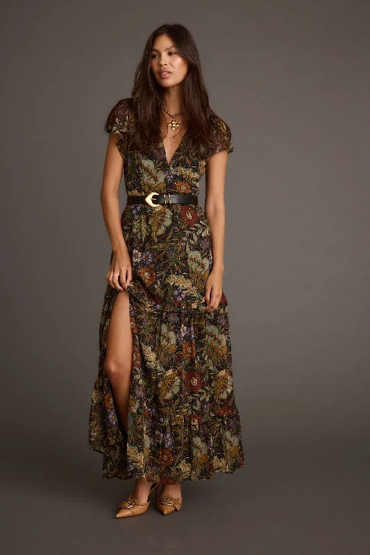 Trendy Pulse Sundance Floral Paisley Maxi Dress