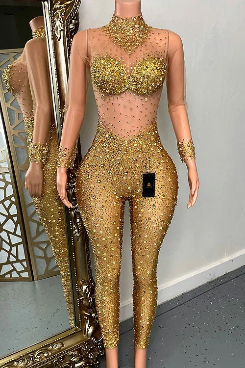 Exclusive Designer Collection Icon Gold Bodysuit