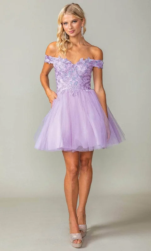 Hot Brand Discounts Dancing Queen 3373 - Tulle Embroidered Cocktail Dress