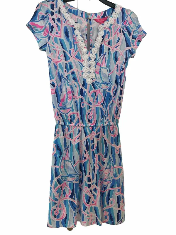 Outfits For Girls Lilly Pulitzer blue and pink Size XXS Romper