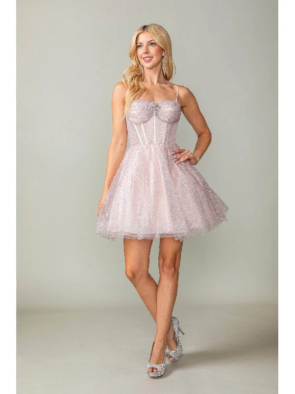 Women's Trendy Outfits Dancing Queen 3389 - Sparkly Tulle Cocktail Dress