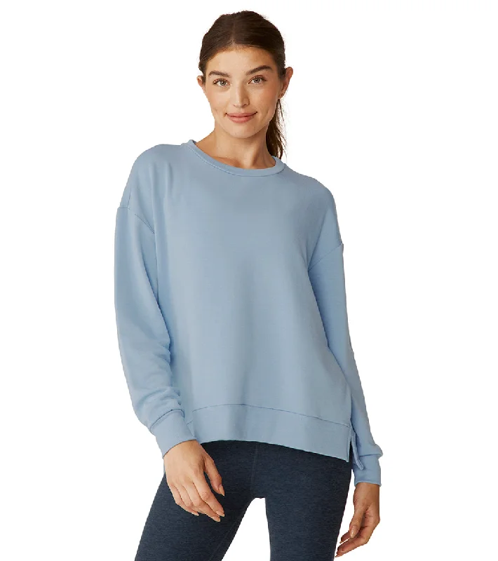 Absurdly Cheap Sale Beyond Yoga Off Duty Pullover Hazy Sky