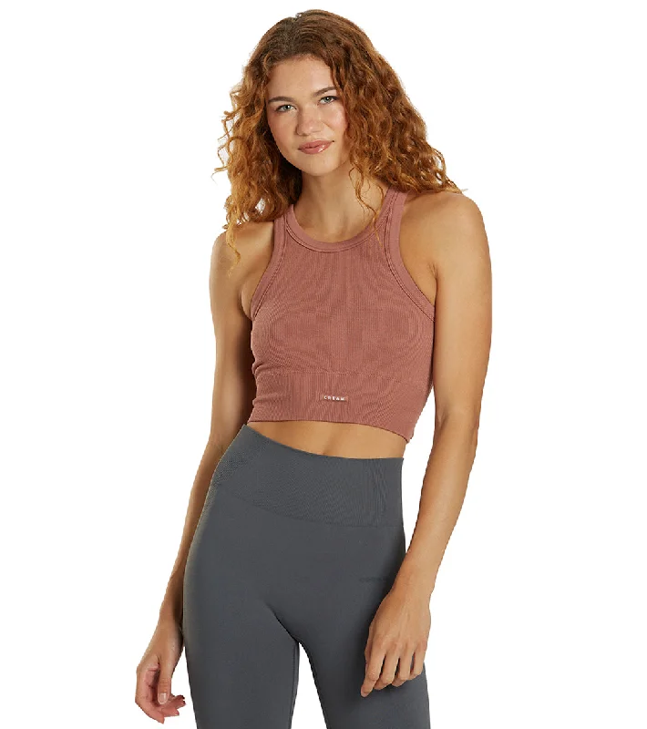 Comfort First Women's Wear Cream Yoga Rumi Tank Top