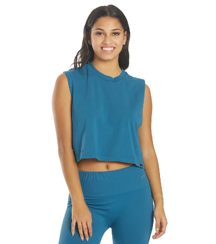 Clearance Sale, All Cheap NUX Ella Organic Tank Deep Teal