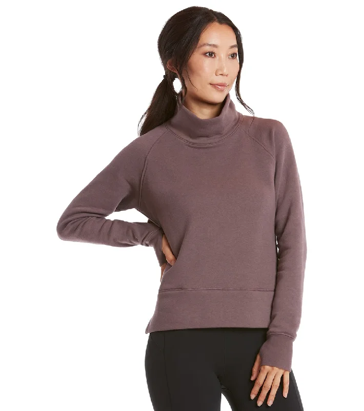 Trendy Aesthetics Public Rec Luxe Fleece Pullover Smokey Plum