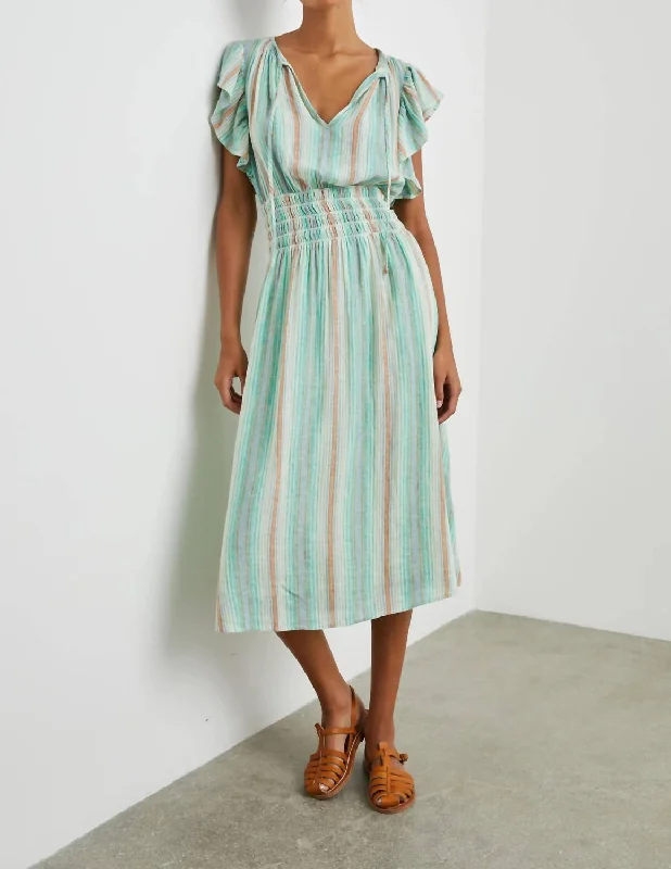 Snag Fabulous Fashion Bargains Iona Dress In Seaview Stripe