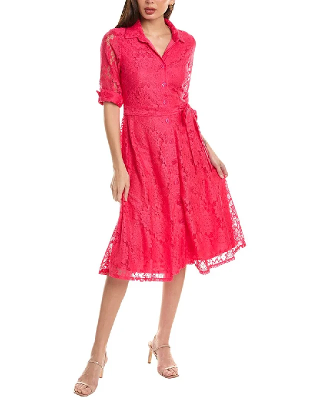 Comfortable Chic Maison Tara Lace Shirtdress