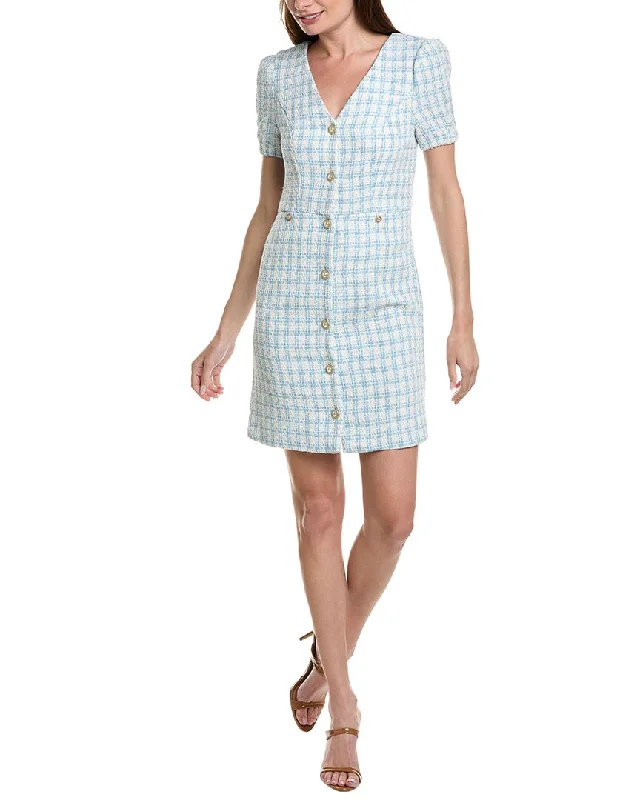 Women Wear Brands Nanette Nanette Lepore Naya Plaid Mini Dress