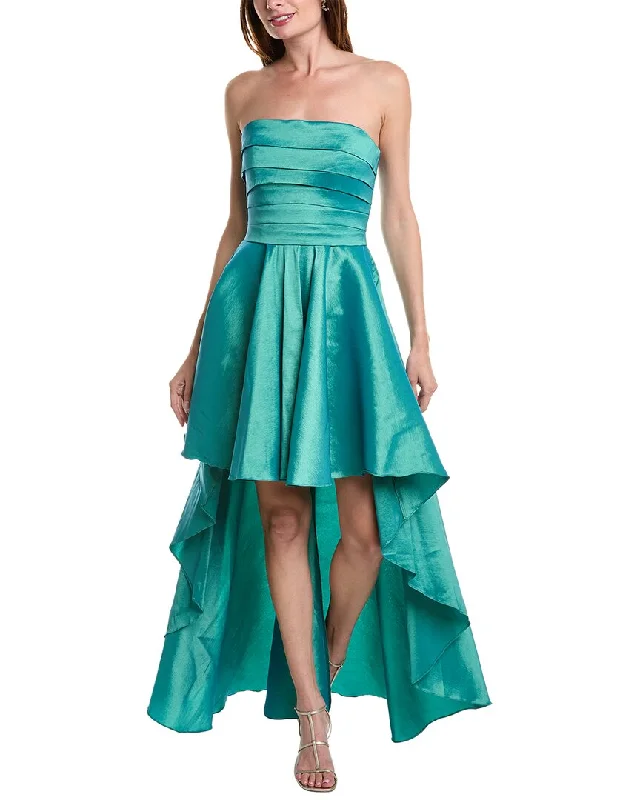 Free Spirited Fashion Rene Ruiz Taffeta High-Low Cocktail Dress