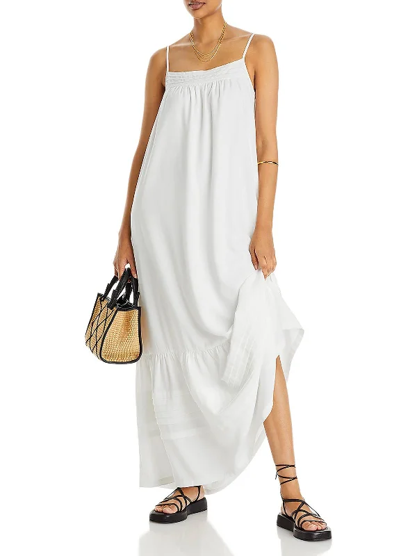 Seasonal Trends Womens Tank Scoop Neck Maxi Dress