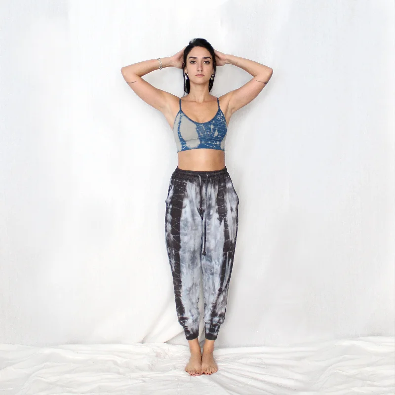 Catch Every Fashion Trend Dyed Jersey Jogger Pants - Grey