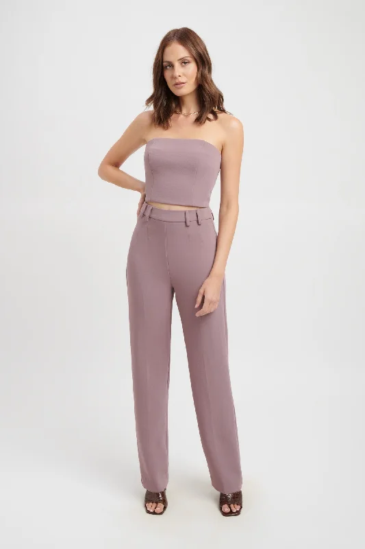 Vibrant Femme Fashion Lux Straight Pant