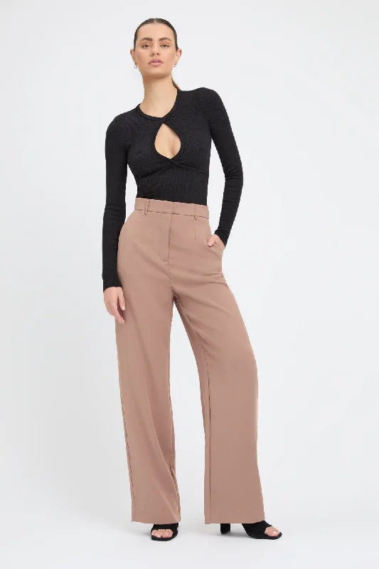 Trendy And Individual Women's Fashion Serge Wide Leg Pants